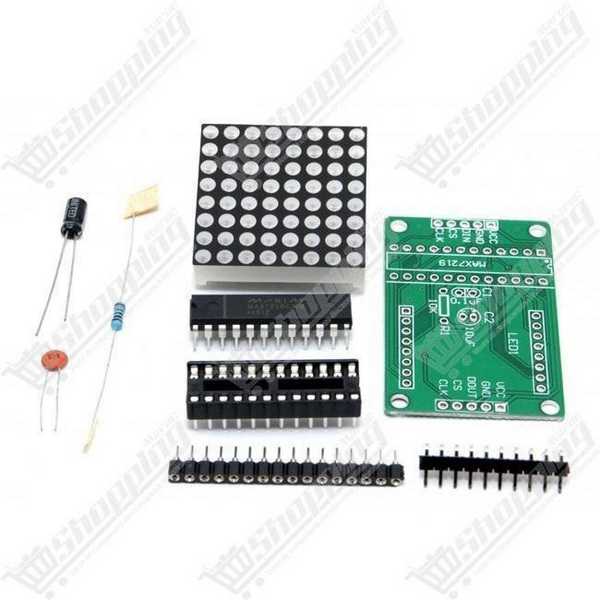 Module Matrice LED 8x8 MAX7219 Rouge Kit DIY