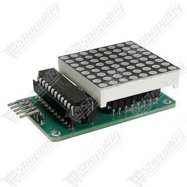 Module Matrice LED 8x8 MAX7219 Rouge Kit DIY