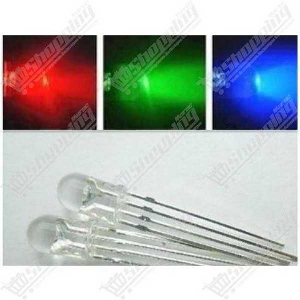 Diode LED RGB 5mm F5 Transparent