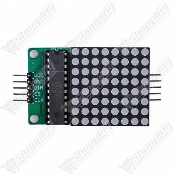 Module Matrice LED 8x8 MAX7219 Rouge Kit DIY