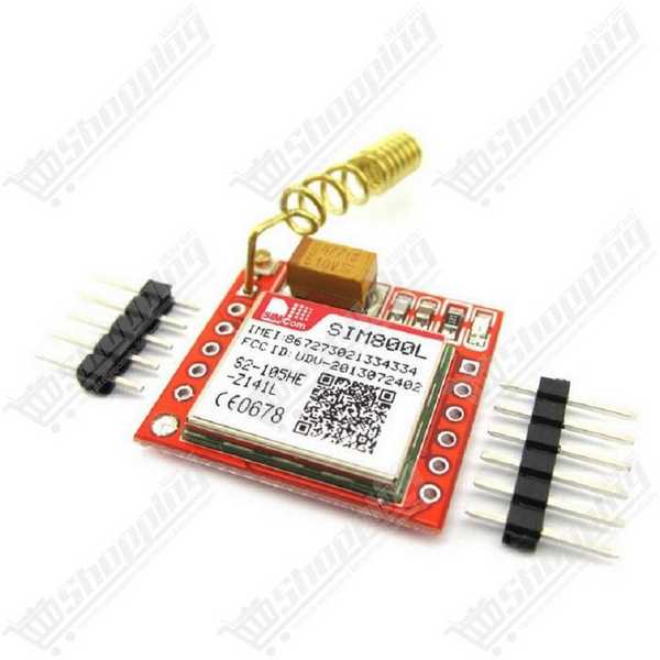 Module GSM GPRS SIM800L Quadri-Bande avec 2 Antennes