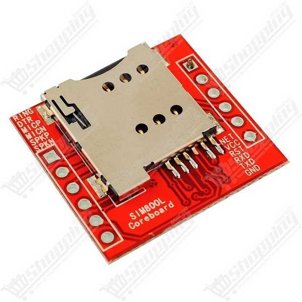 Module GSM GPRS SIM800L Quadri-Bande avec 2 Antennes