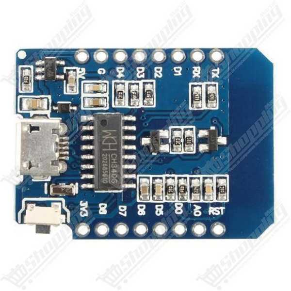 Module Wemos D1 Mini ESP8266 ESP-12E WiFi avec interface USB CH340