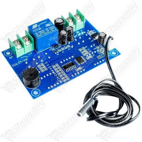 Thermostat numérique de température W1401 avec sonde NTC et affichage LED