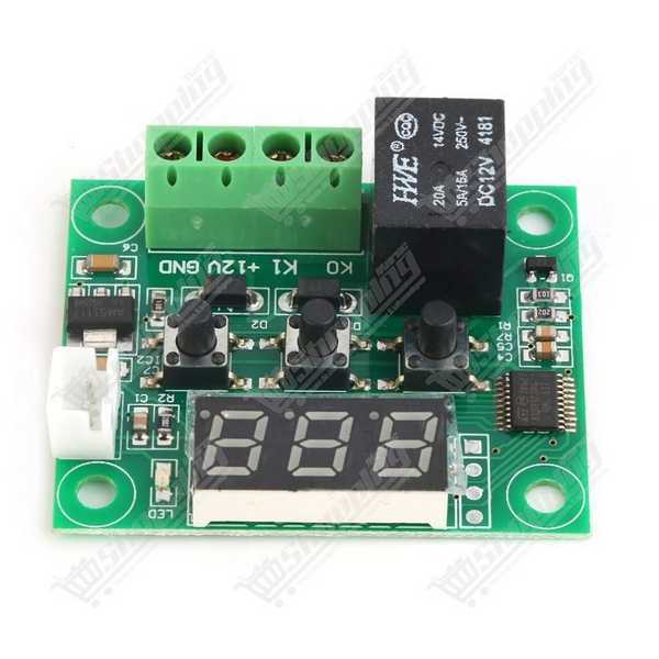Thermostat numérique W1209 12V avec sonde de température