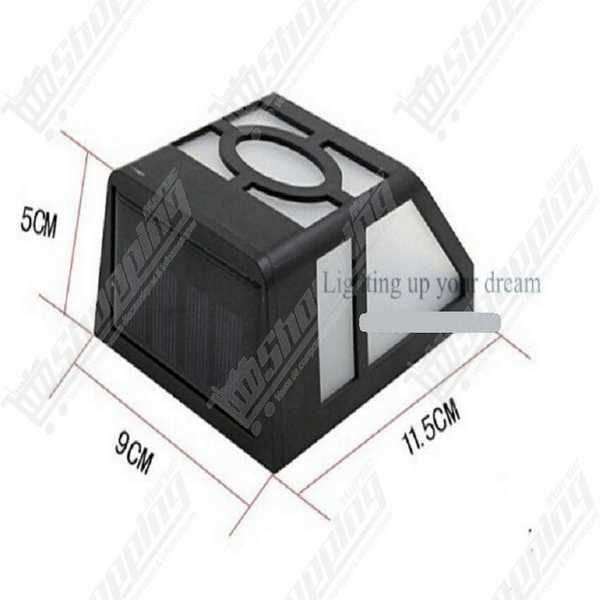 Lampe solaire LED rechargeable étanche en ABS