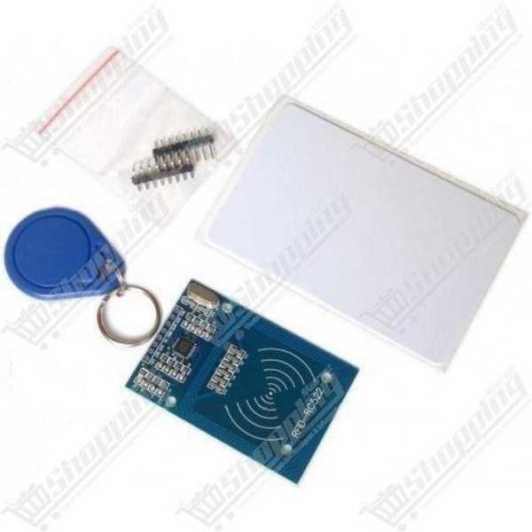 Kit RFID RC522 13.56 MHz : Module Lecteur, Carte S50 et Badge Porte-clés