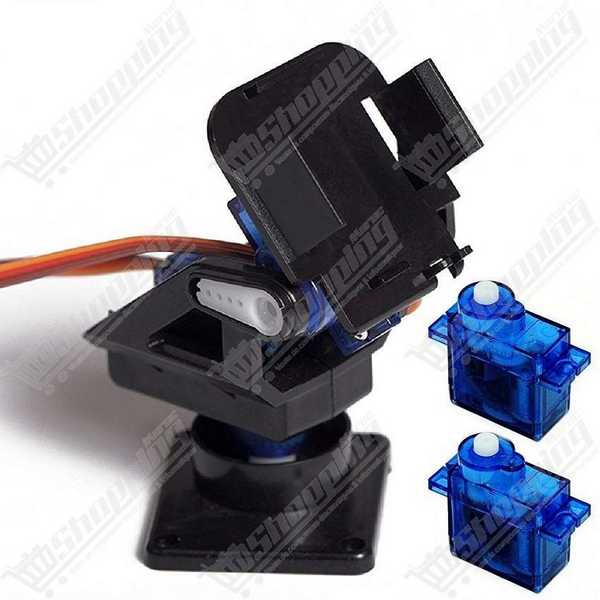 Support de caméra Pan/Tilt anti-vibration pour servomoteurs (sans moteur)