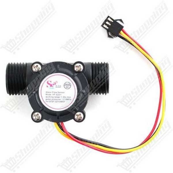 Capteur de débit d'eau YF-S201 1 à 30L/min 2MPa