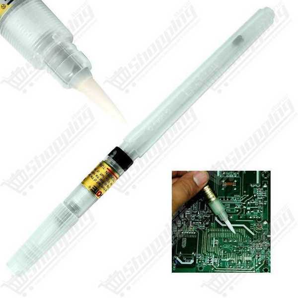 Stylo applicateur de flux de soudure vide