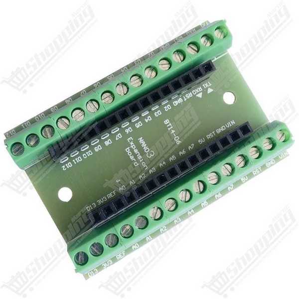 Shield d'extension avec borniers pour Arduino Nano