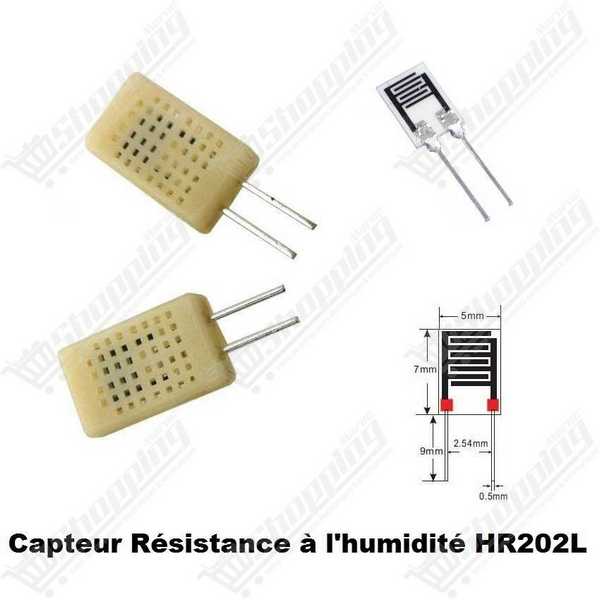 Capteur d'humidité résistif HR202L