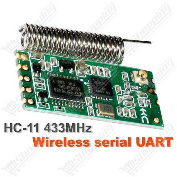 Module émetteur-récepteur sans fil HC-11 433MHz UART série CC1101 3-5V