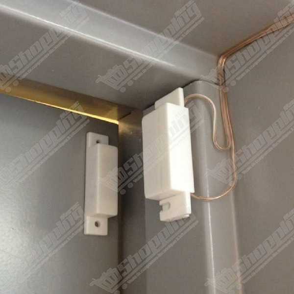 Contact magnétique d'ouverture filaire pour porte et fenêtre (330mm)