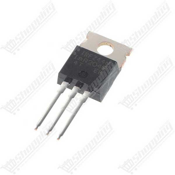 Transistor MOSFET IRFZ44N Canal N 55V 49A TO-220
