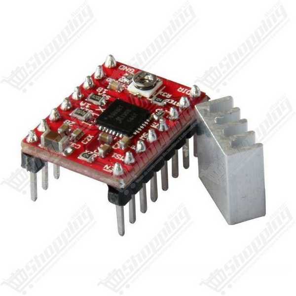 Driver A4988 pour moteur pas à pas 1A avec radiateur