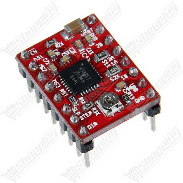 Driver A4988 pour moteur pas à pas 1A avec radiateur