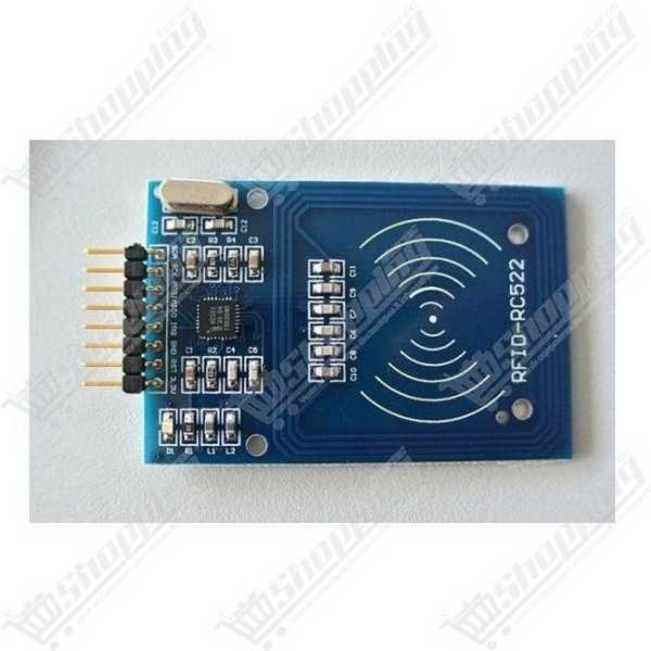 Kit RFID RC522 13.56 MHz : Module Lecteur, Carte S50 et Badge Porte-clés