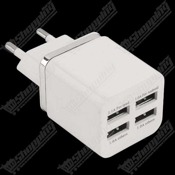 Chargeur Secteur 4 Ports USB 5.1A