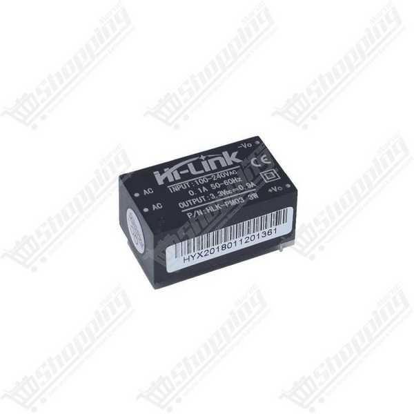 HLK-PM03 Alimentation AC-DC 220V vers 3.3V 3W 0.9A