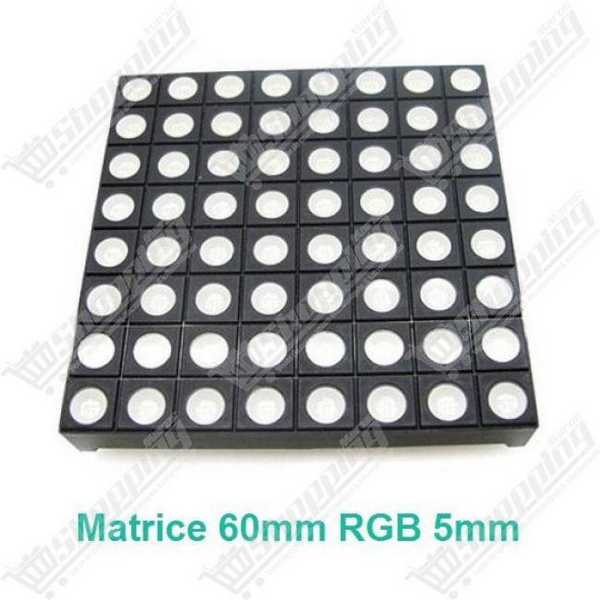 Matrice de LEDs RGB 8x8 60x60mm