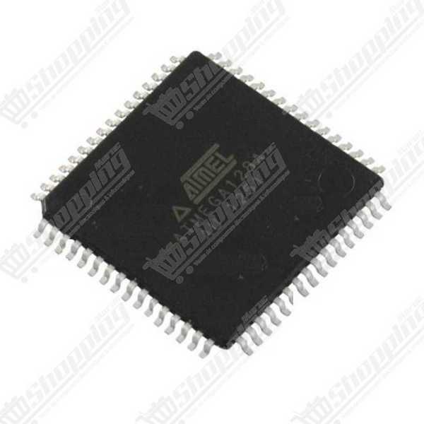 Microcontrôleur Atmel ATmega128A TQFP64