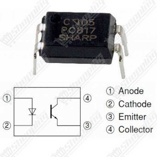 Optocoupleur PC817 Sharp DIP-4