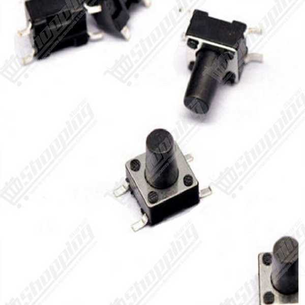 Bouton Poussoir 6x6x9mm 4 Pins