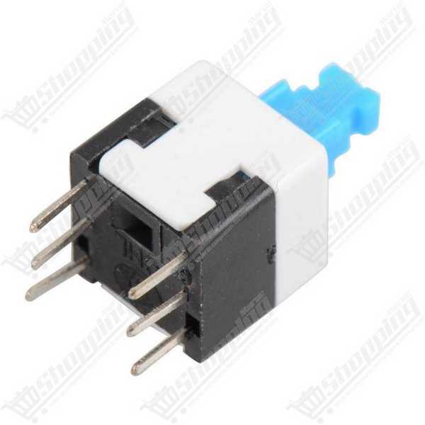 Interrupteur bouton poussoir double 8x8mm 6 broches