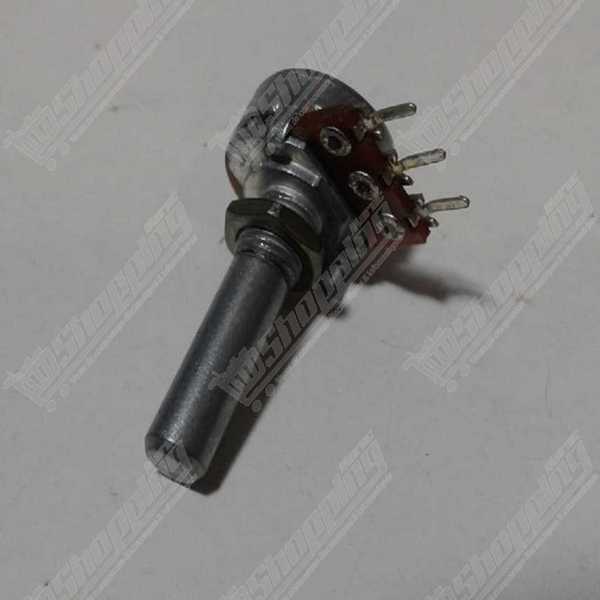 Potentiomètre Linéaire 1K Ohm - Axe 20mm avec Écrou