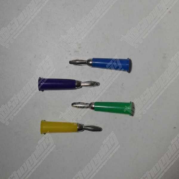 Fiche banane lanterne 4mm à souder, 4 couleurs