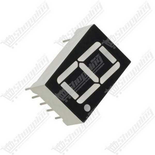 Afficheur 7 segments LED 0.56 pouce rouge 1 chiffre cathode commune