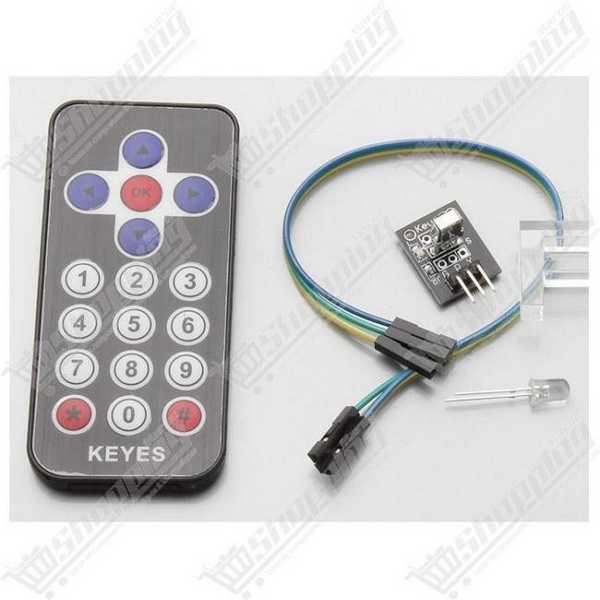 Kit Récepteur Infrarouge HX1838 avec Télécommande