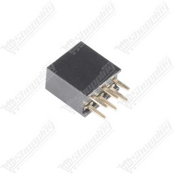 Connecteur Barrette Femelle 2.54mm 2x3 Pins Double Rangée