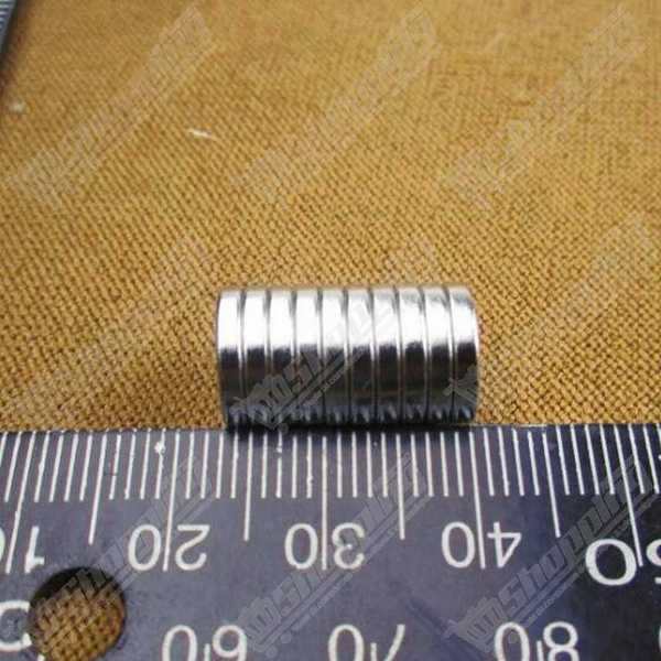 Aimant néodyme N50 rond 10 x 2 mm