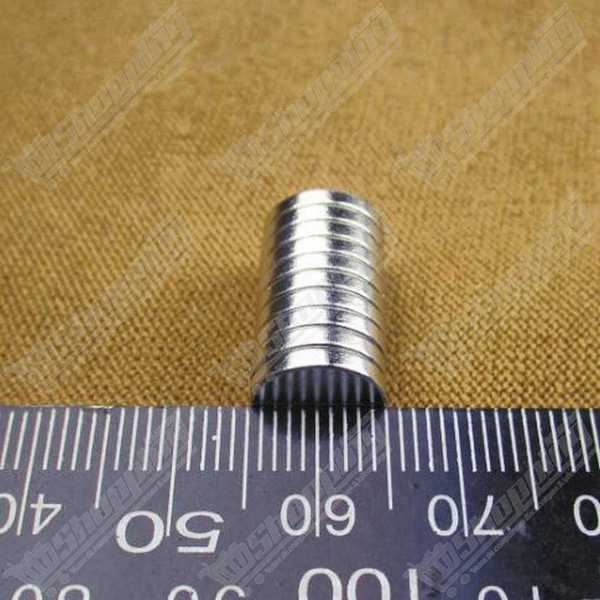 Aimant néodyme N50 rond 10 x 2 mm