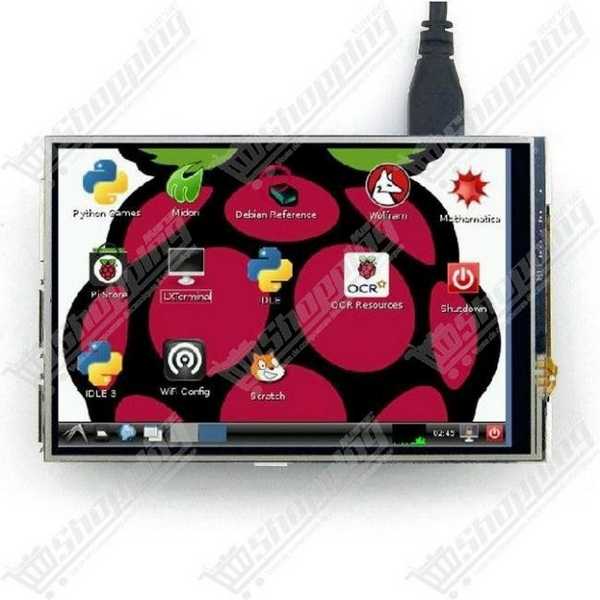 Écran Tactile LCD TFT 3,5 Pouces 320x480 pour Raspberry Pi avec Stylet