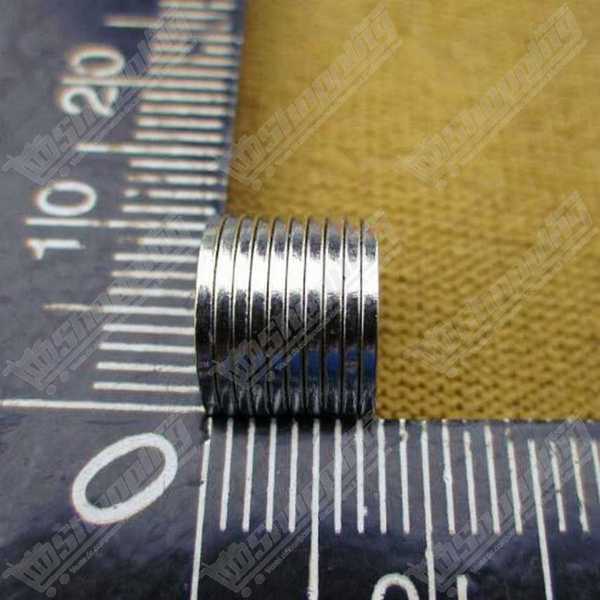 Aimant néodyme N50 rond 10x1mm