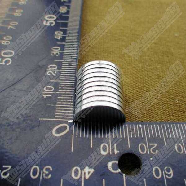 Aimant néodyme N50 rond 15x2mm