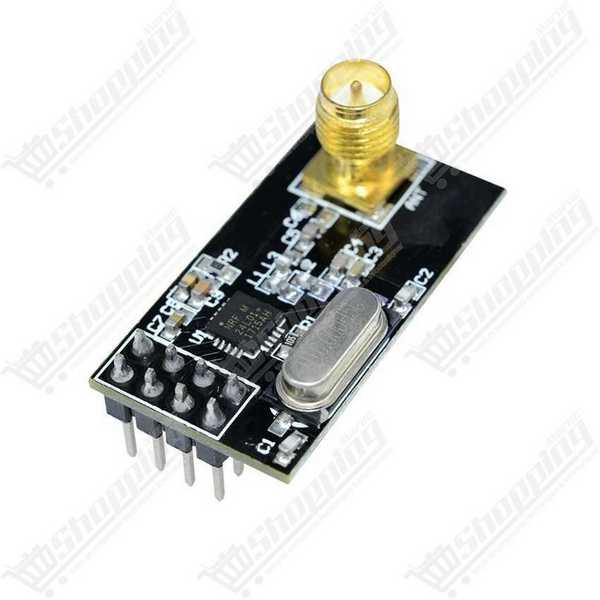Module sans fil NRF24L01+PA+LNA 2.4GHz avec antenne, portée 1100m