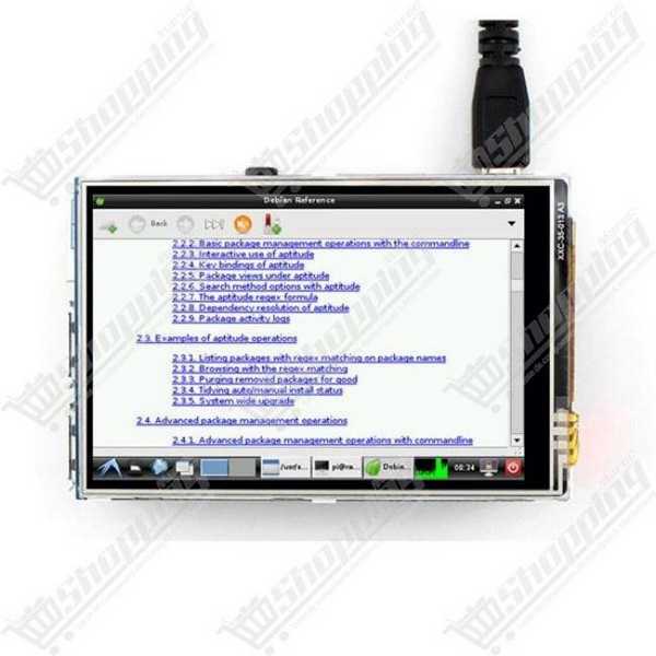 Écran Tactile LCD TFT 3,5 Pouces 320x480 pour Raspberry Pi avec Stylet