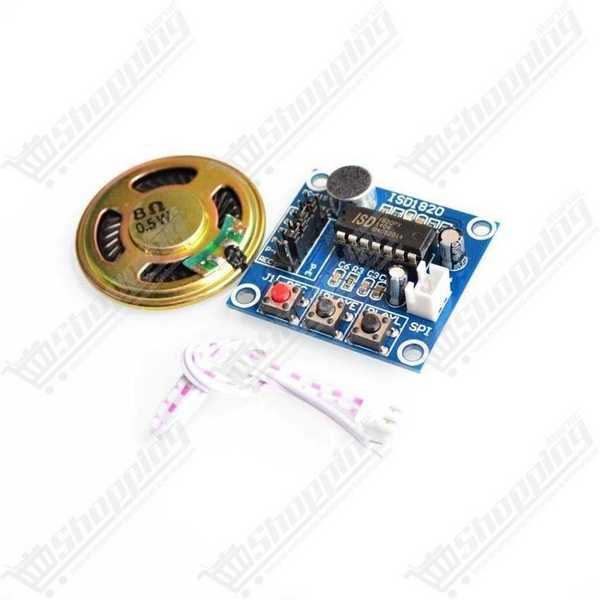 Module d'enregistrement vocal ISD1820 avec microphone et haut-parleur