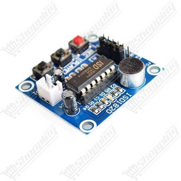 Module d'enregistrement vocal ISD1820 avec microphone et haut-parleur