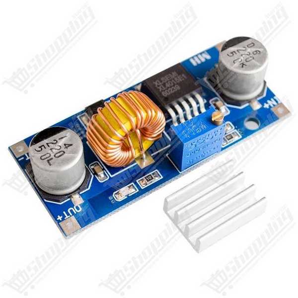 Module Convertisseur DC-DC Abaisseur de Tension XL4015 5A Réglable