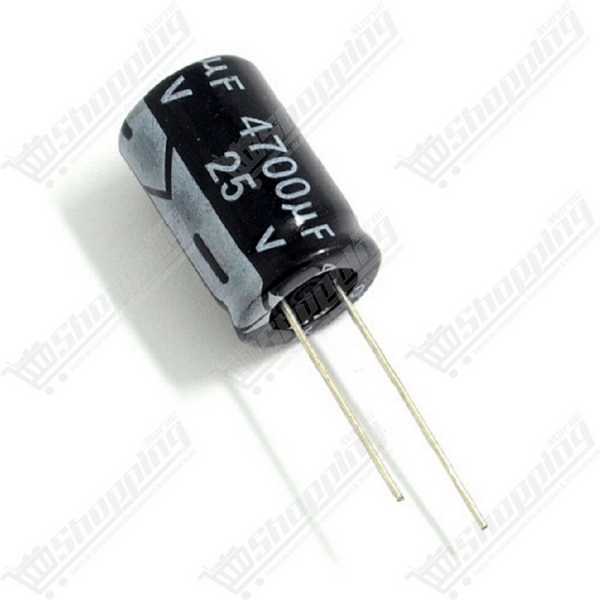Condensateur chimique 4700µF 25V radial