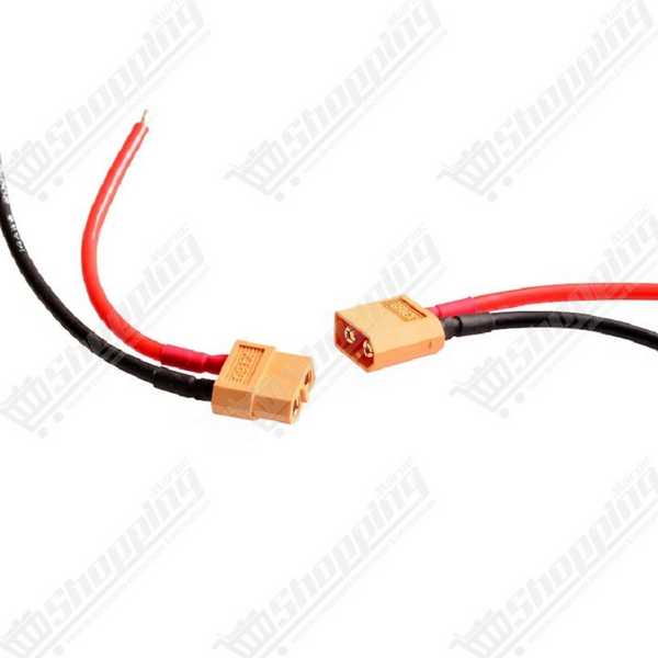 Paire de connecteurs XT60 mâle et femelle avec câbles pour batterie LiPo