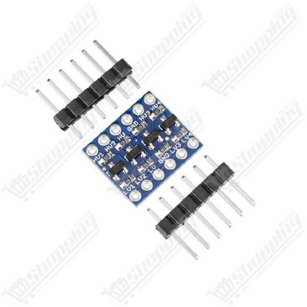 Module convertisseur de niveau logique bidirectionnel 4 canaux 3.3V-5V
