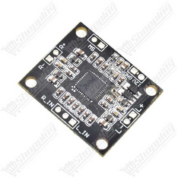 Module Amplificateur Audio Stéréo PAM8610 2x15W Classe D 12V