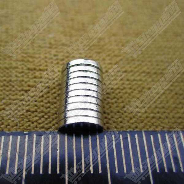 Aimant néodyme N50 rond 6x0,9 mm