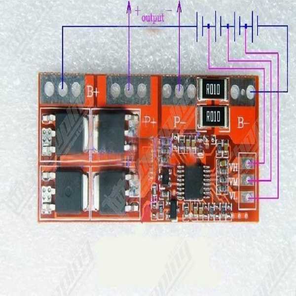 Carte de protection BMS 4S 30A 16.8V pour batterie Li-ion 18650